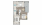 B3 - 2 bedroom floorplan layout with 2 baths and 1100 square feet.